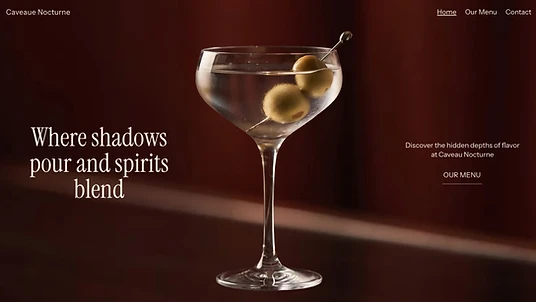 Bar lounge website template by Margick