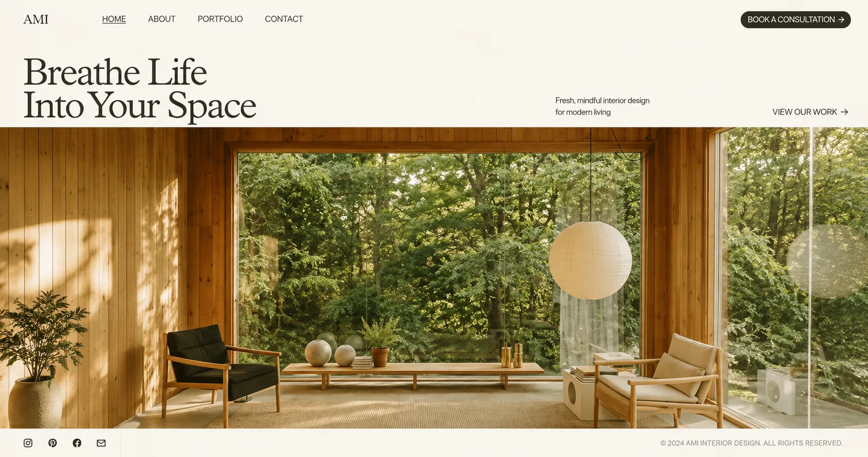 Creative agency portfolio template by Margick