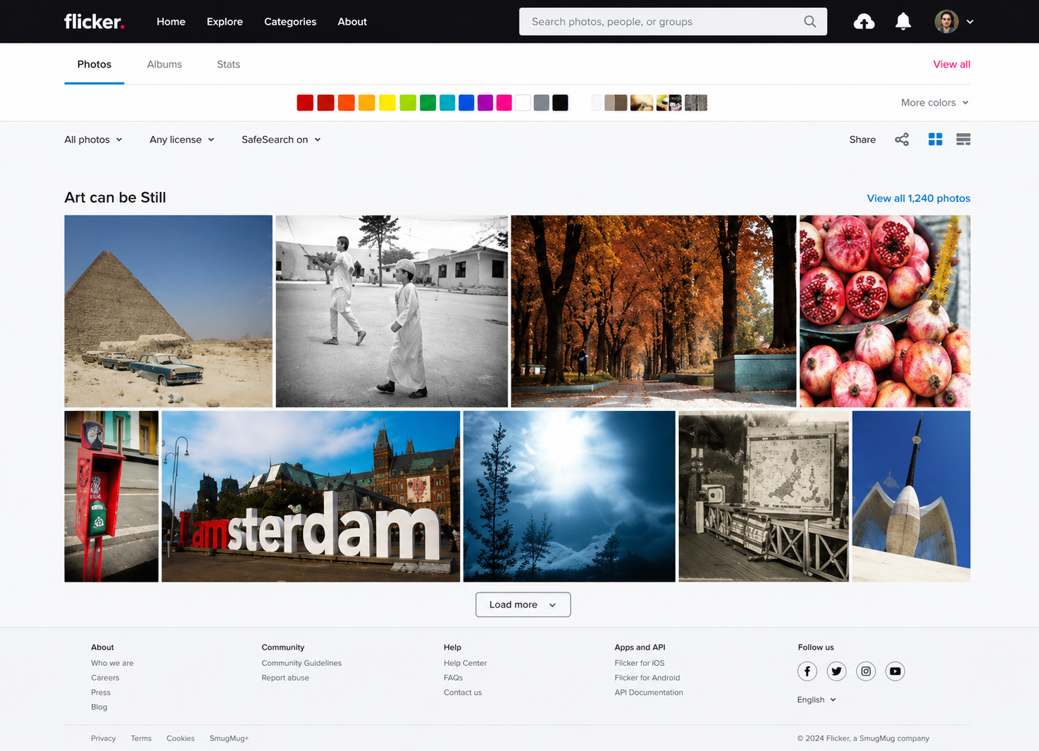 Creative agency website made on Margick