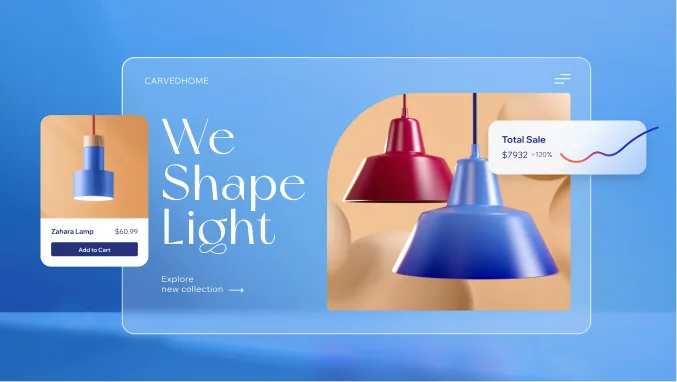 Lumen & Co online store built with Margick eCommerce