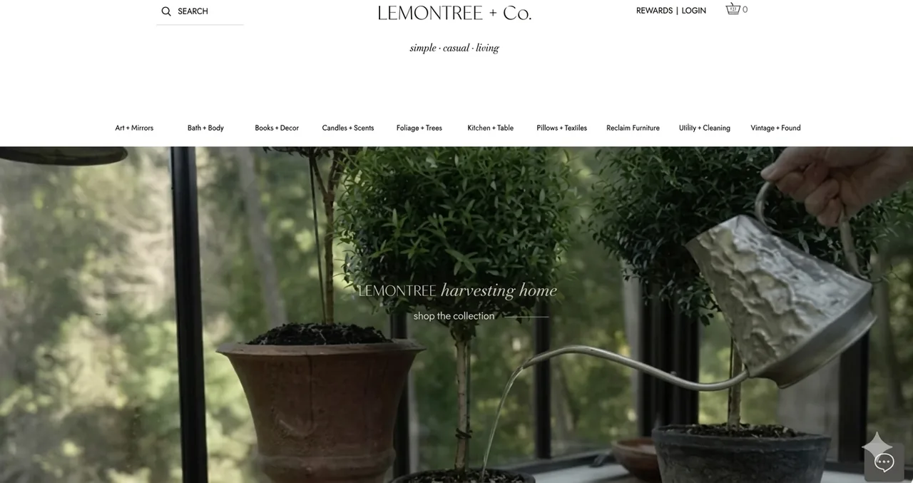 Online store built with Margick
